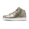 Air Jordan 1 Mid SE GS 'Sepia Stone' — UK 13.5 | EU 32 | US 1Y — Front View