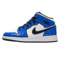 Air Jordan 1 Mid SE GS 'Signal Blue' — UK 13.5 | EU 32 | US 1Y — Front View