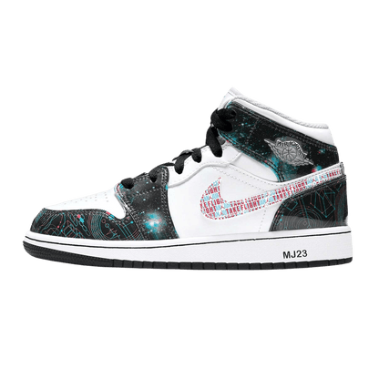 Air Jordan 1 Mid SE GS 'Take Flight' — UK 13.5 | EU 32 | US 1Y — Front View