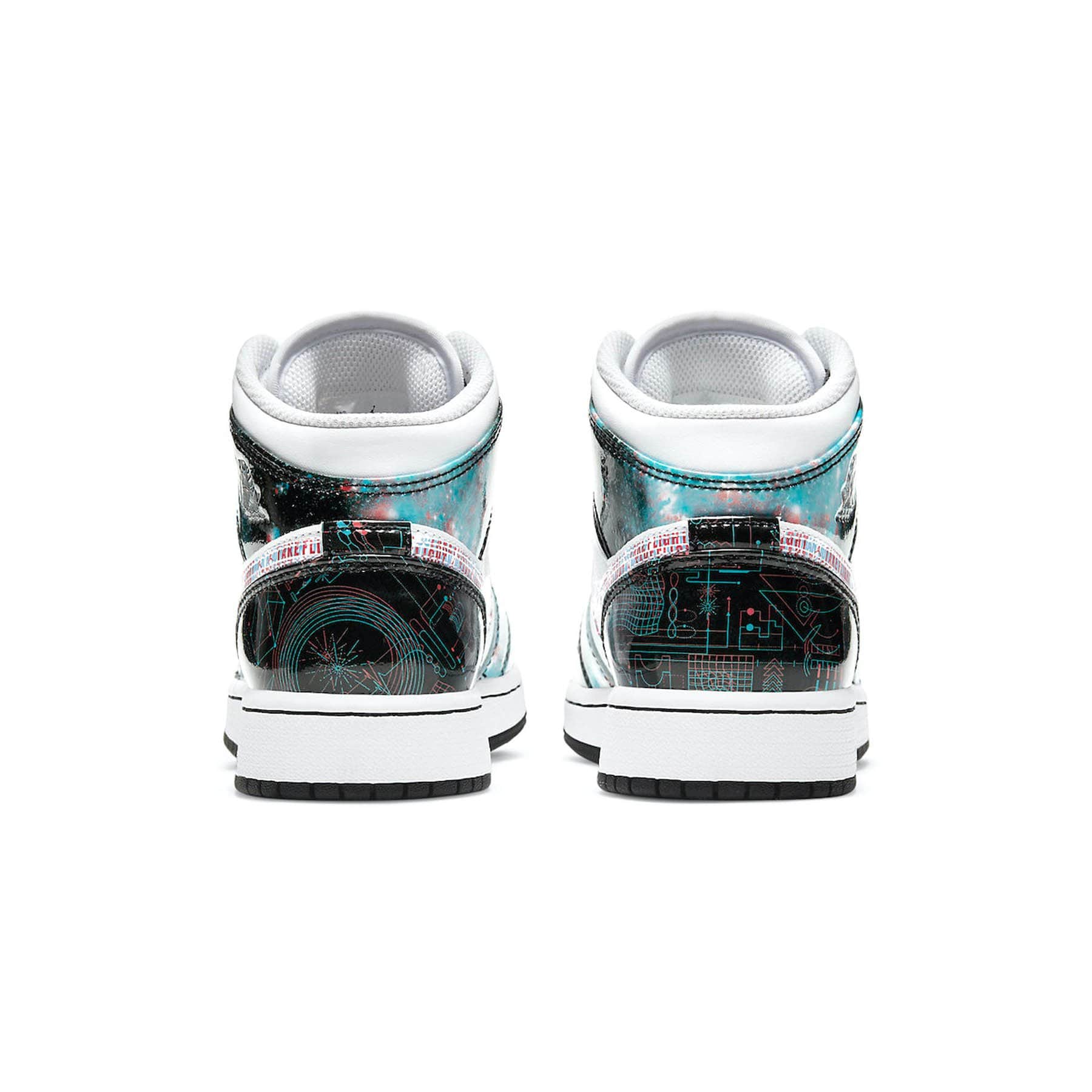 Air Jordan 1 Mid SE GS 'Take Flight' — UK 13.5 | EU 32 | US 1Y — Top View