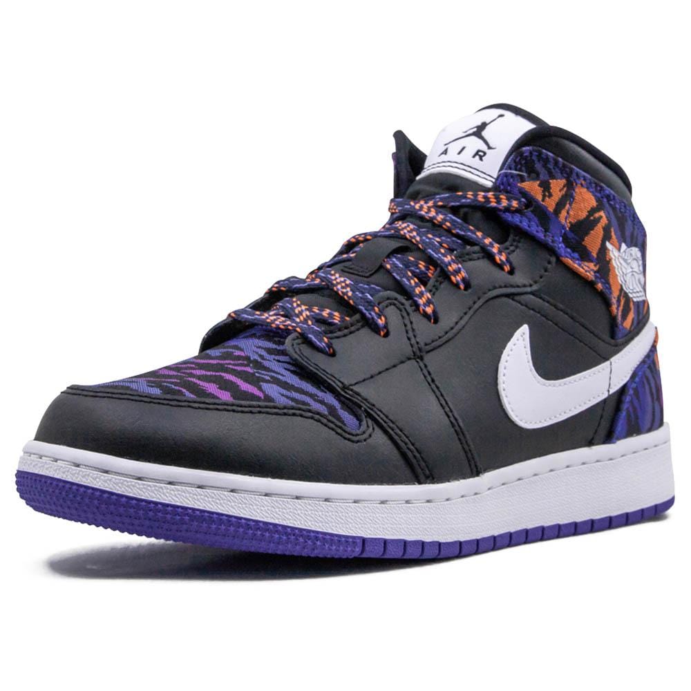 Air Jordan 1 Mid GS 'Tiger Print' — UK 13.5 | EU 32 | US 1Y — Detail View