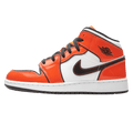 Air Jordan 1 Mid SE GS 'Turf Orange' — UK 13.5 | EU 32 | US 1Y — Front View