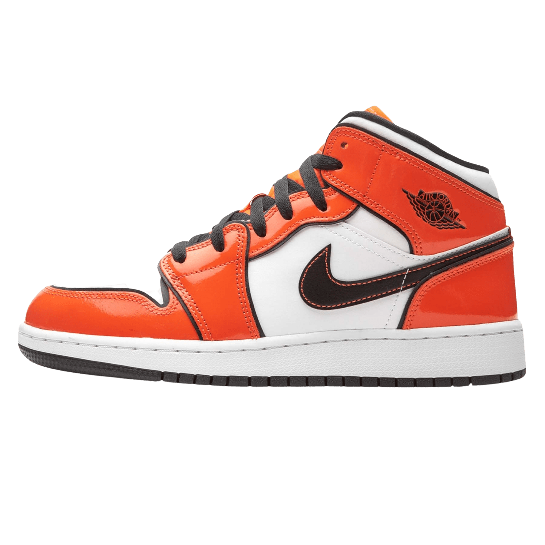 Air Jordan 1 Mid SE GS 'Turf Orange' — UK 13.5 | EU 32 | US 1Y — Front View