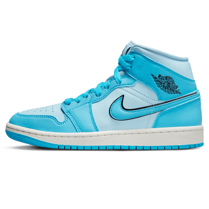 Air Jordan 1 Mid Wmns 'Ice Blue' — UK 2.5 | EU 35.5 | US 5 — Front View