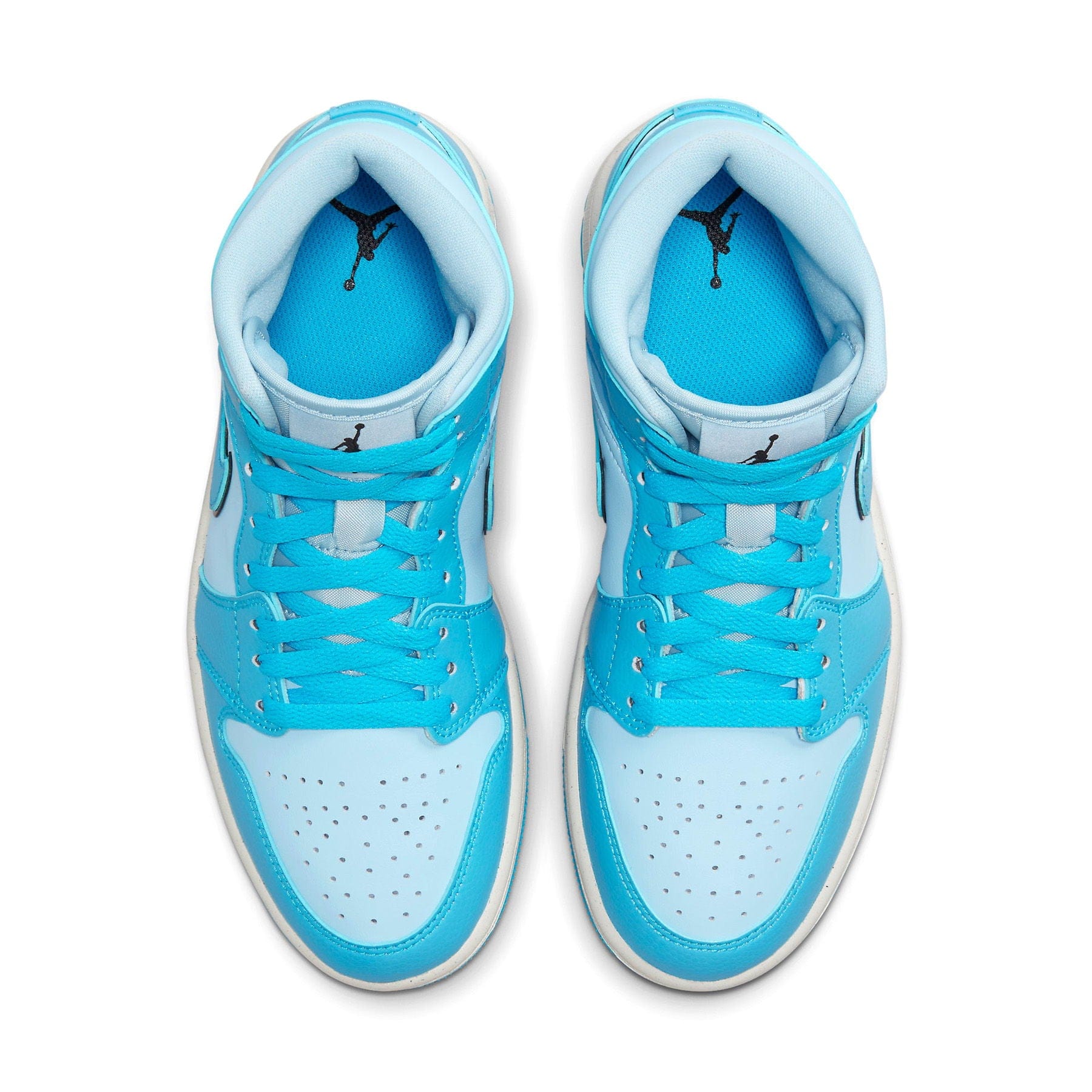 Air Jordan 1 Mid Wmns 'Ice Blue' — UK 2.5 | EU 35.5 | US 5 — Back View