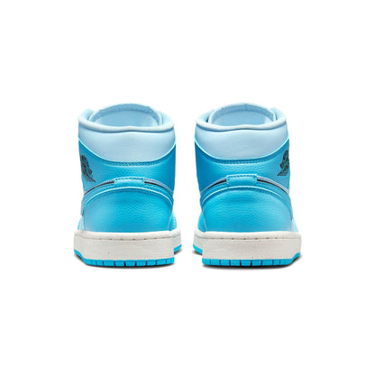 Air Jordan 1 Mid Wmns 'Ice Blue' — UK 2.5 | EU 35.5 | US 5 — Top View