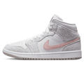 Air Jordan 1 Mid SE Wmns 'White Light Iron Ore' — UK 2.5 | EU 35.5 | US 5 — Front View