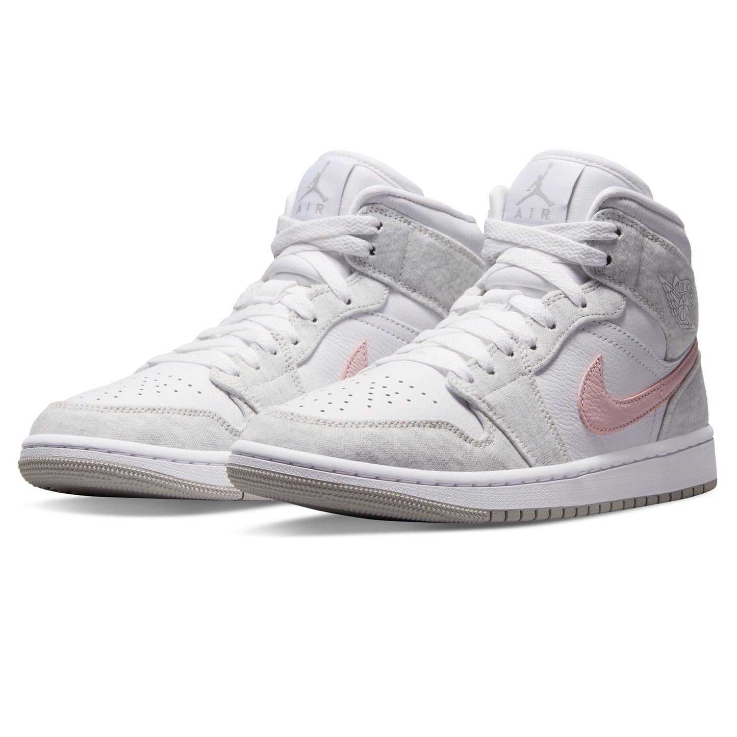 Air Jordan 1 Mid SE Wmns 'White Light Iron Ore' — UK 2.5 | EU 35.5 | US 5 — Side View