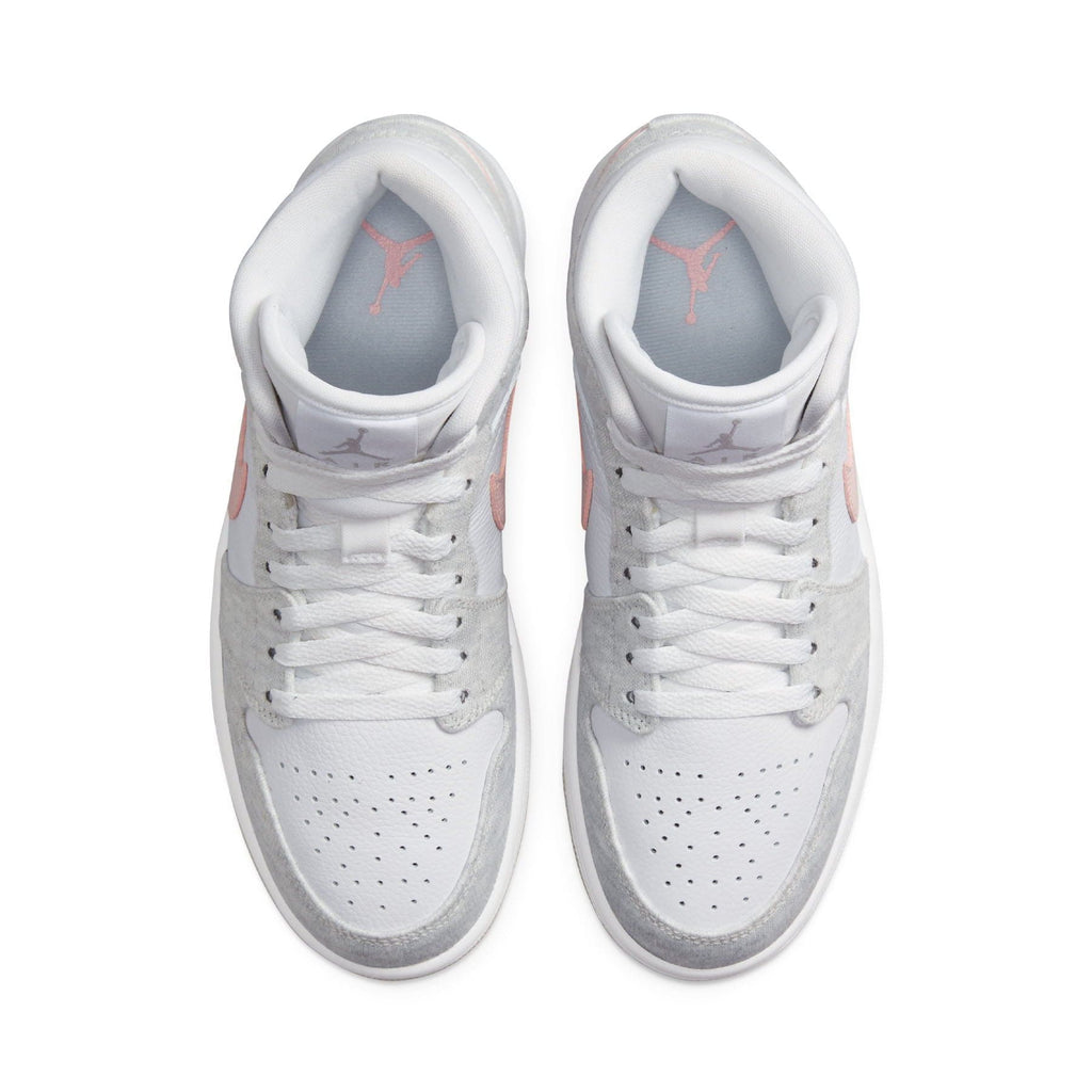 Air Jordan 1 Mid SE Wmns 'White Light Iron Ore' — UK 2.5 | EU 35.5 | US 5 — Back View
