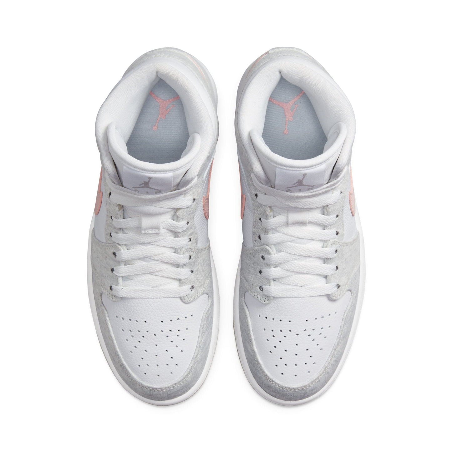 Air Jordan 1 Mid SE Wmns 'White Light Iron Ore' — UK 2.5 | EU 35.5 | US 5 — Back View