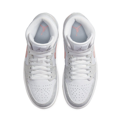 Air Jordan 1 Mid SE Wmns 'White Light Iron Ore' — UK 2.5 | EU 35.5 | US 5 — Back View