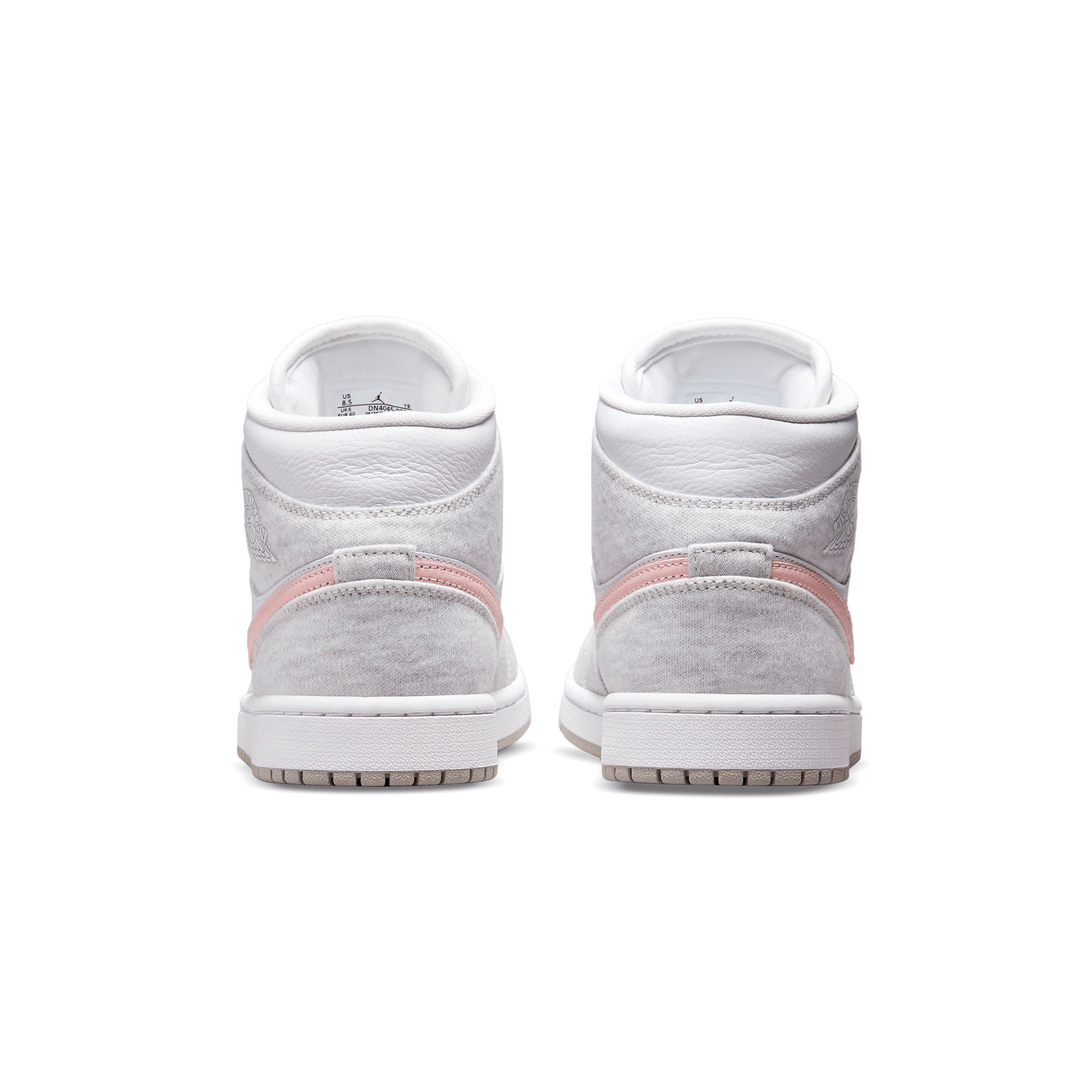 Air Jordan 1 Mid SE Wmns 'White Light Iron Ore' — UK 2.5 | EU 35.5 | US 5 — Top View
