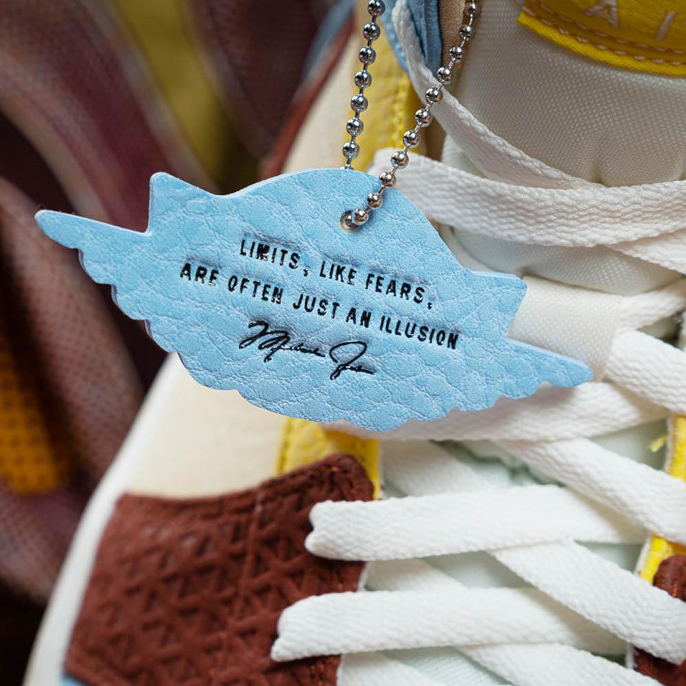 Maison Chateau Rouge x Air Jordan 1 Mid SE 'Fearless' — UK 3 | EU 35.5 | US 3.5 — Detail View