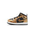 Air Jordan 1 Mid SE TD 'Metallic Gold Black' — UK 0C | EU 15 | US 0C — Front View