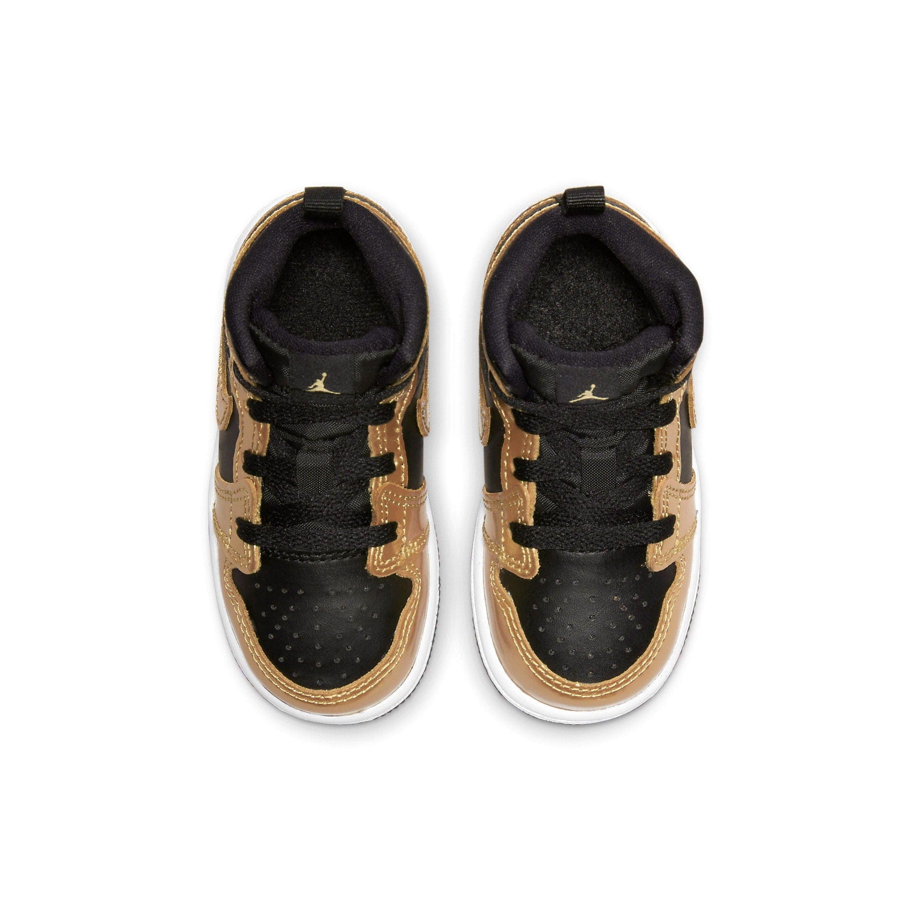 Air Jordan 1 Mid SE TD 'Metallic Gold Black' — UK 0C | EU 15 | US 0C — Back View
