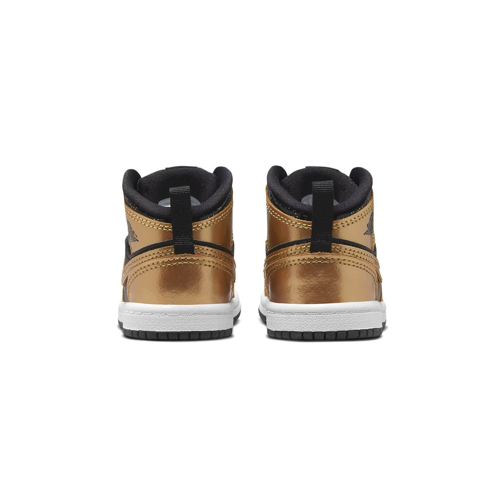 Air Jordan 1 Mid SE TD 'Metallic Gold Black' — UK 0C | EU 15 | US 0C — Top View