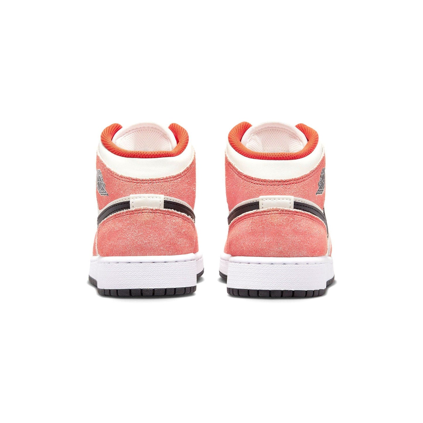 Air Jordan 1 Mid SE GS 'Orange Suede' — UK 13.5 | EU 32 | US 1Y — Top View