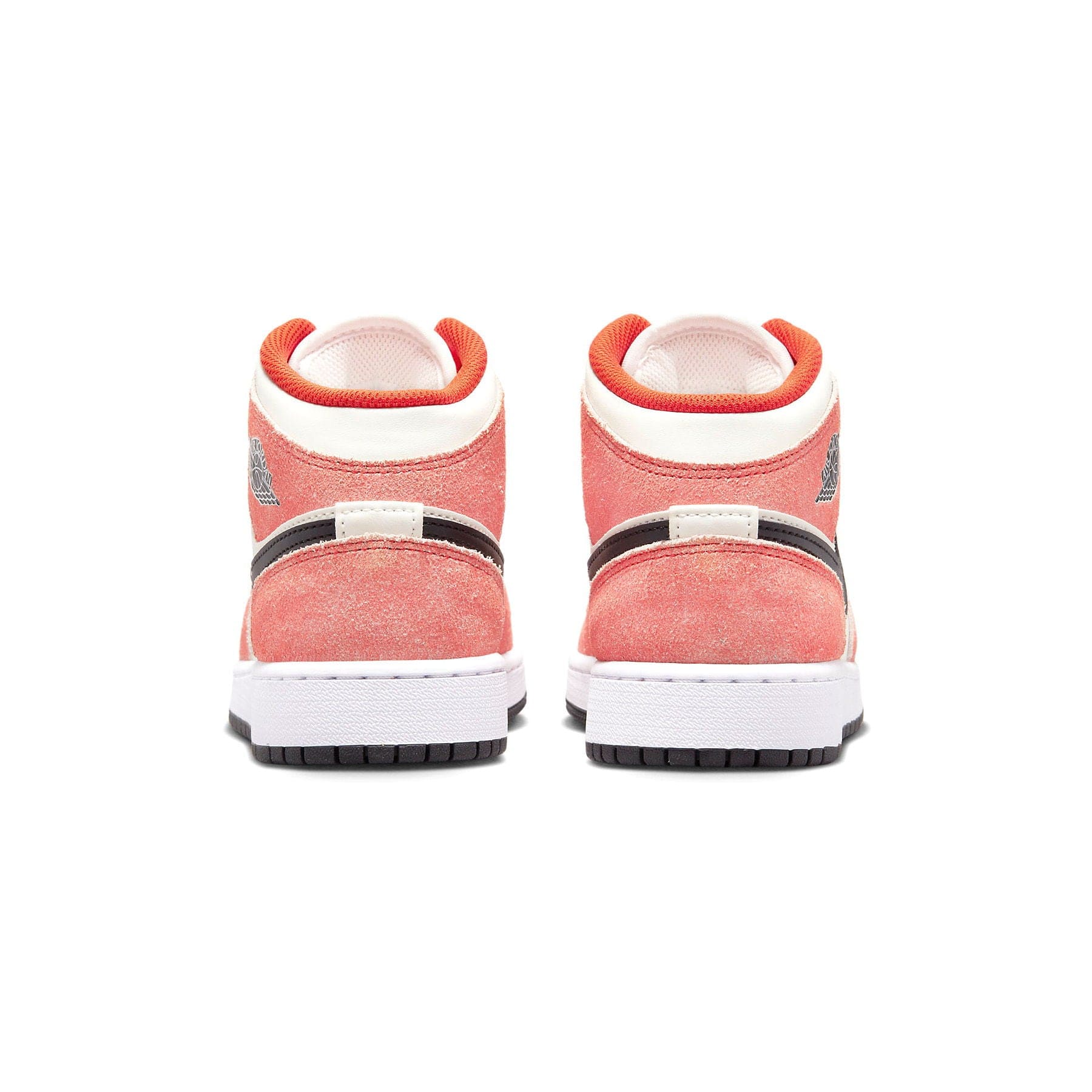 Air Jordan 1 Mid SE GS 'Orange Suede' — UK 13.5 | EU 32 | US 1Y — Top View
