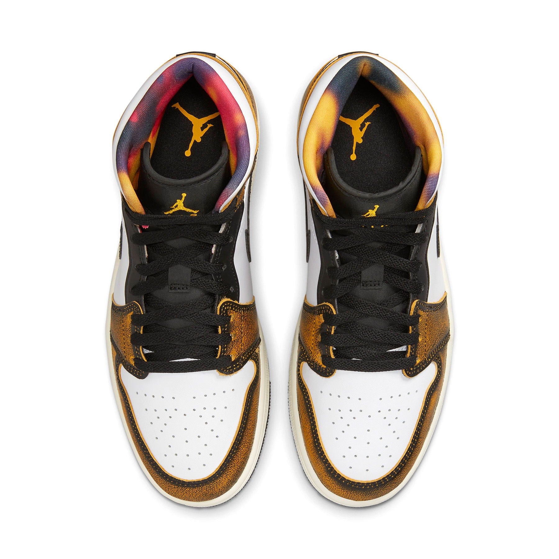 Air Jordan 1 Mid SE 'Wear-Away - Taxi' — UK 3 | EU 35.5 | US 3.5 — Back View