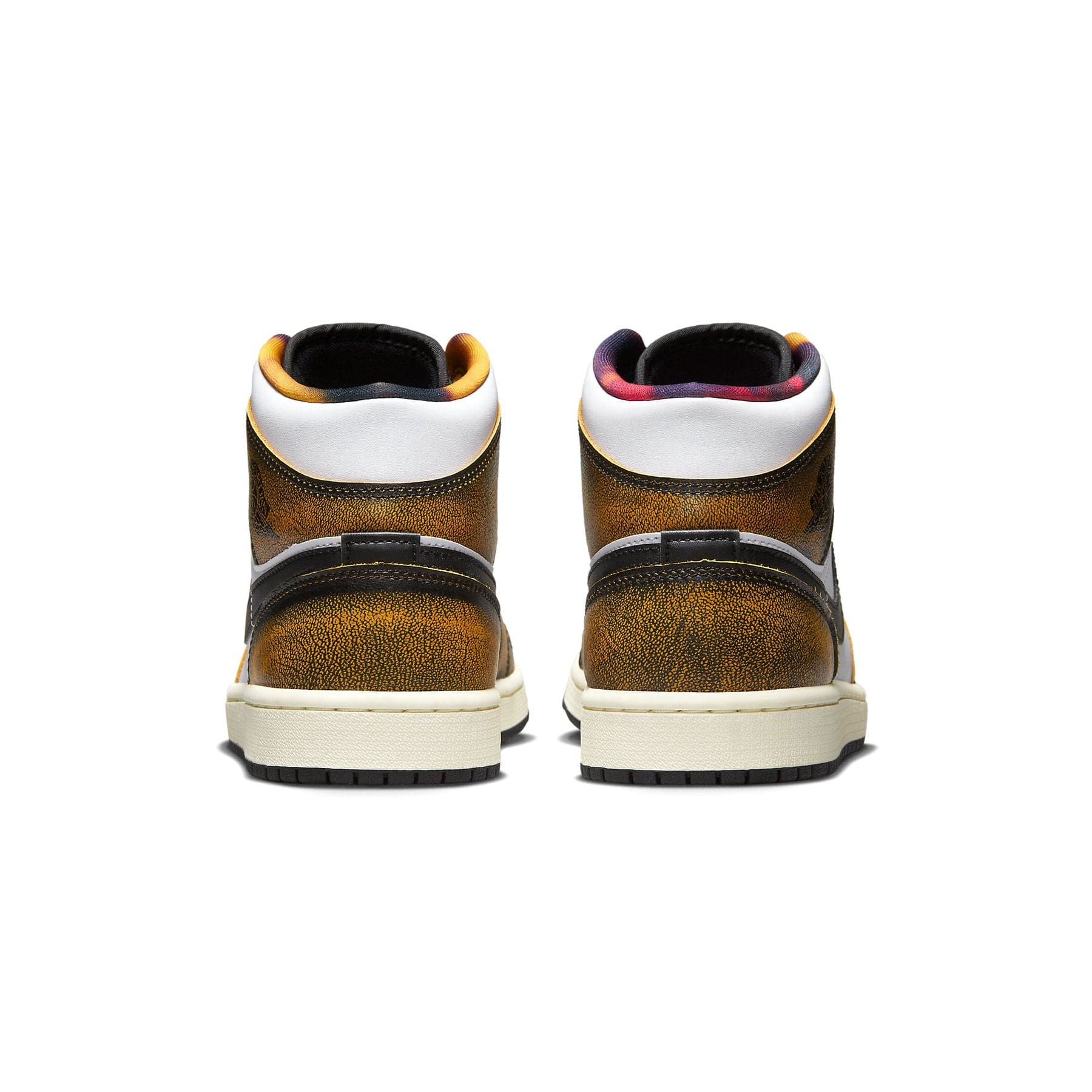 Air Jordan 1 Mid SE 'Wear-Away - Taxi' — UK 3 | EU 35.5 | US 3.5 — Top View