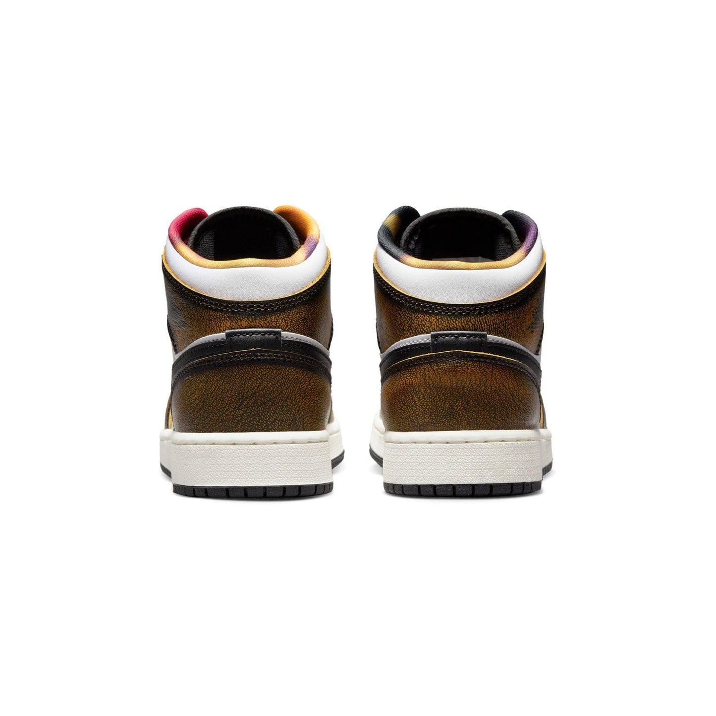 Air Jordan 1 Mid SE GS 'Wear-Away - Taxi' — UK 13.5 | EU 32 | US 1Y — Top View