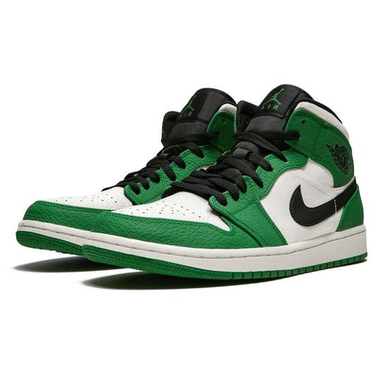 Air Jordan 1 Mid 'Pine Green' — 3 UK | 35.5 EU — Side View