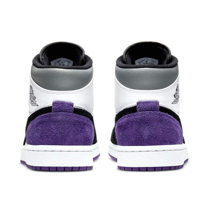 Air Jordan 1 Mid SE 'Varsity Purple' — UK 3 | EU 35.5 | US 3.5 — Top View
