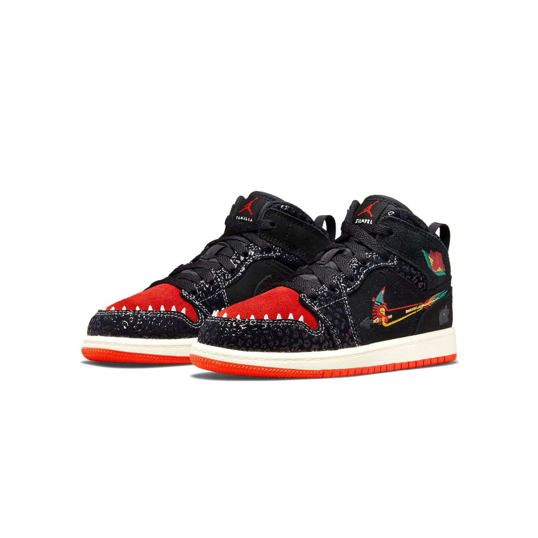 Air Jordan 1 Mid SE PS 'SiEMPRE Familia' — UK 10C | EU 27.5 | US 10.5C — Side View