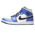 Air Jordan 1 Mid SE 'Signal Blue' — UK 3 | EU 35.5 | US 3.5 — Front View