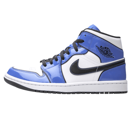 Air Jordan 1 Mid SE 'Signal Blue' — UK 3 | EU 35.5 | US 3.5 — Front View