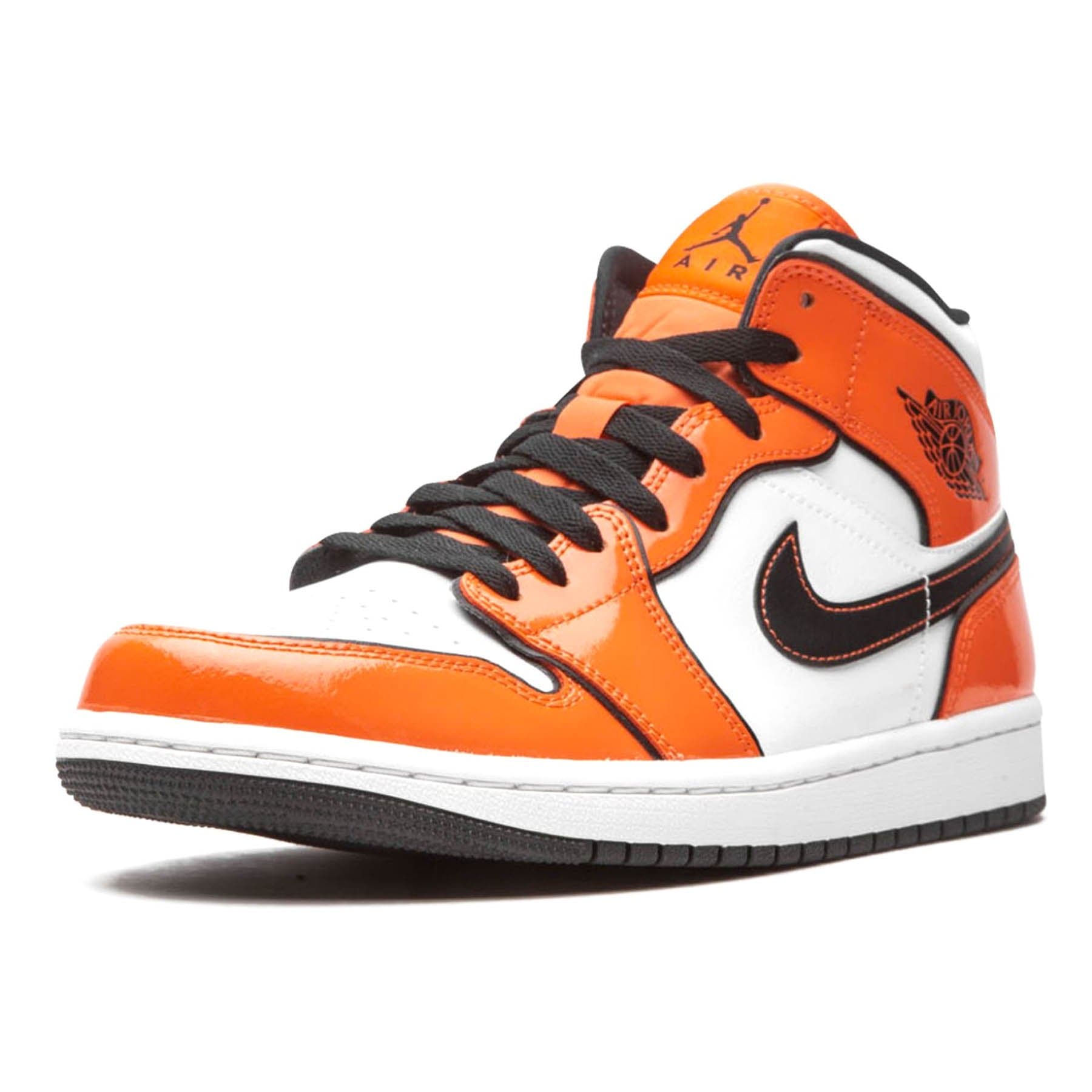 Air Jordan 1 Mid SE 'Turf Orange' — UK 3 | EU 35.5 | US 3.5 — Top View