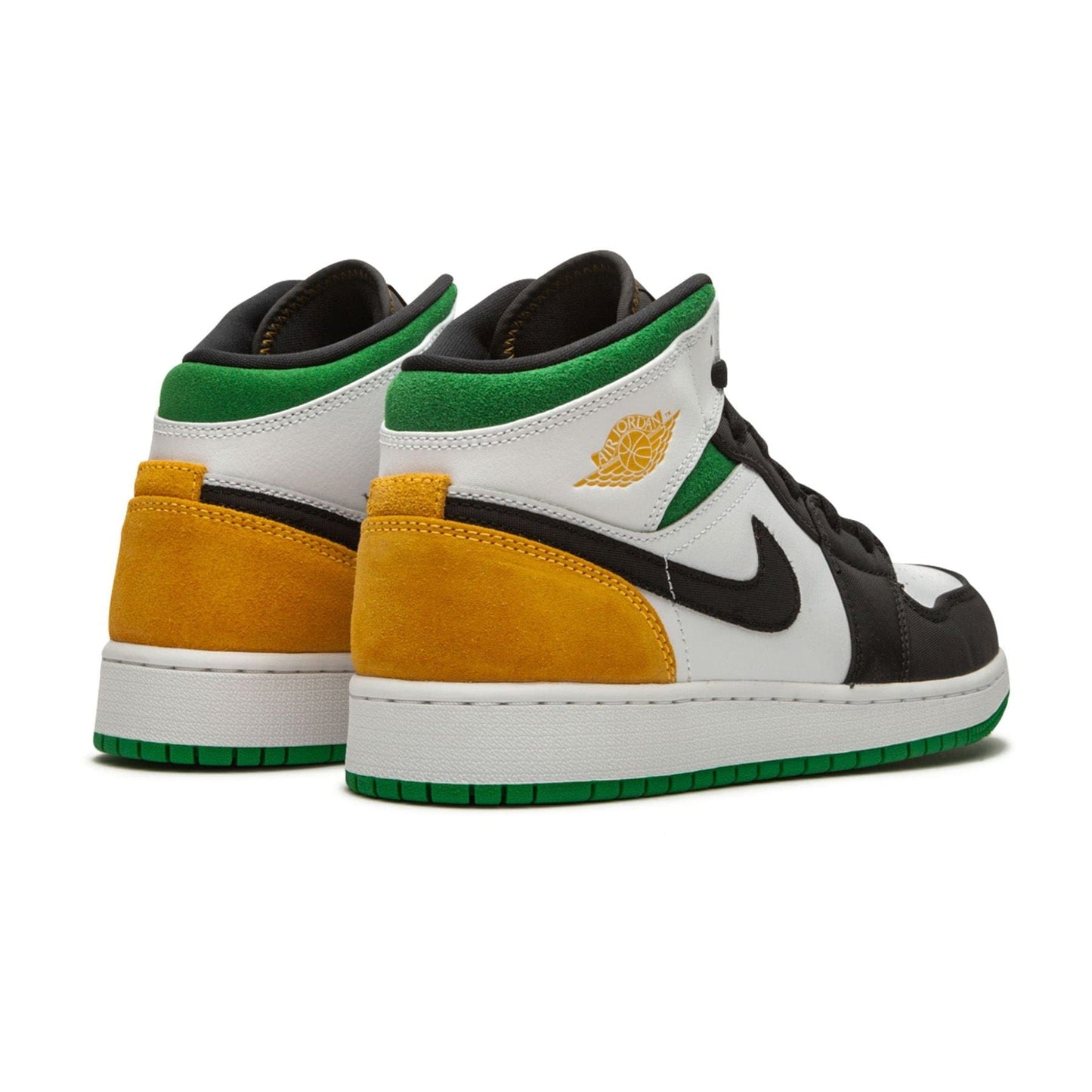 Air Jordan 1 Mid SE GS 'Oakland' — UK 13.5 | EU 32 | US 1Y — Back View