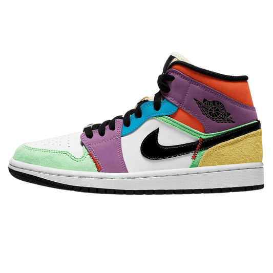 Air Jordan 1 Mid SE Multi-Colour (W) — UK 2.5 | EU 35.5 | US 5 — Front View