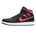 Air Jordan 1 Wmns Mid 'Siren Red' — UK 2.5 | EU 35.5 | US 5 — Front View