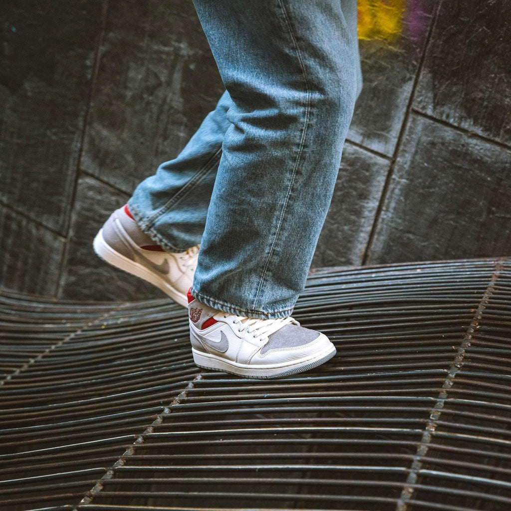 Sneakersnstuff x Air Jordan 1 Mid 'Past, Present, Future' — UK 3 | EU 35.5 | US 3.5 — Lifestyle View