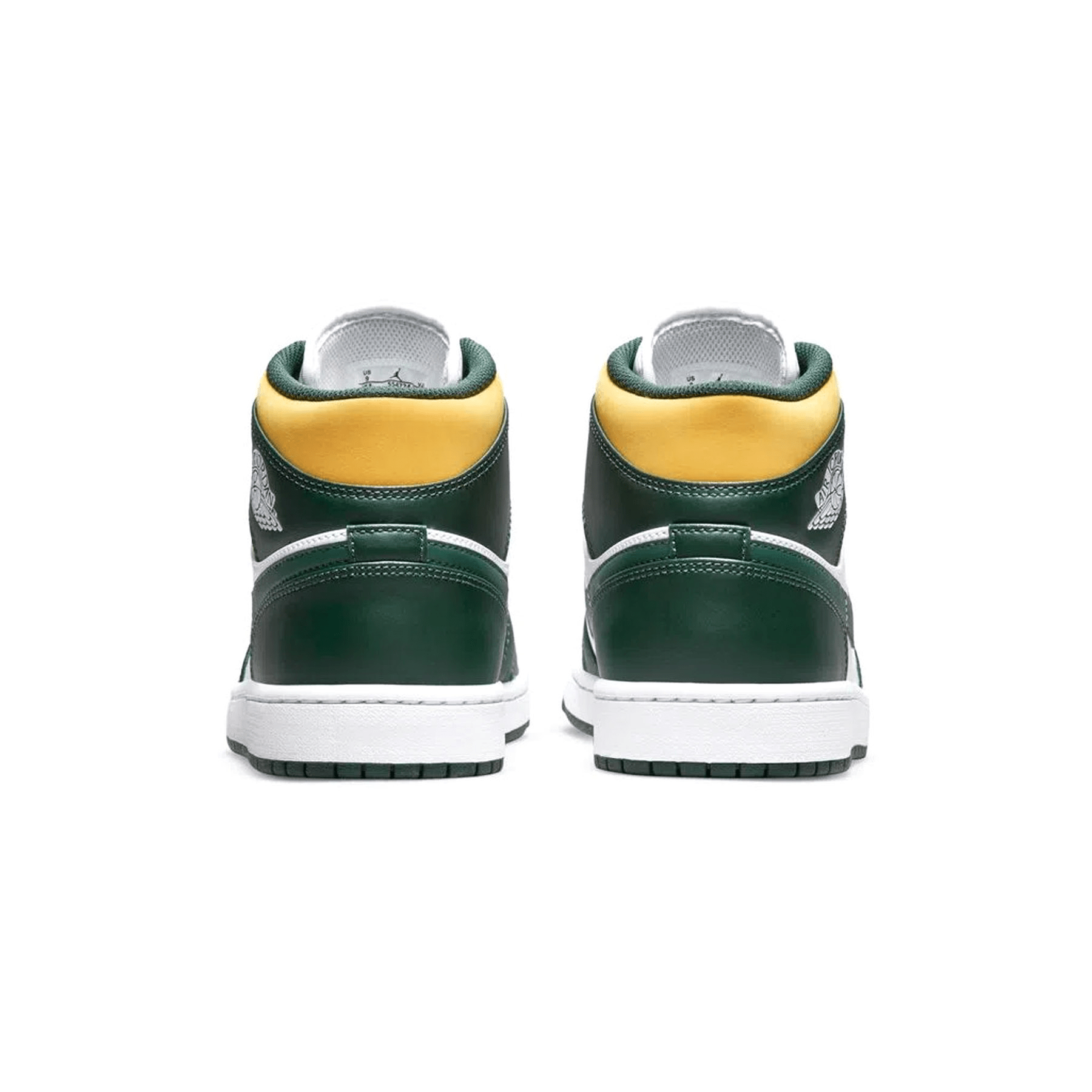 Air Jordan 1 Mid 'Sonics' 2021 — UK 3 | EU 35.5 | US 3.5 — Top View