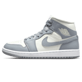 Air Jordan 1 Mid Wmns 'Stealth' — UK 2.5 | EU 35.5 | US 5 — Front View
