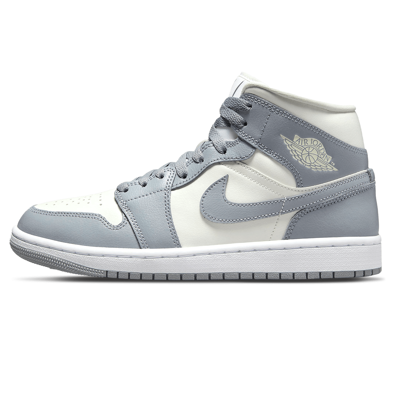 Air Jordan 1 Mid Wmns 'Stealth' — UK 2.5 | EU 35.5 | US 5 — Front View