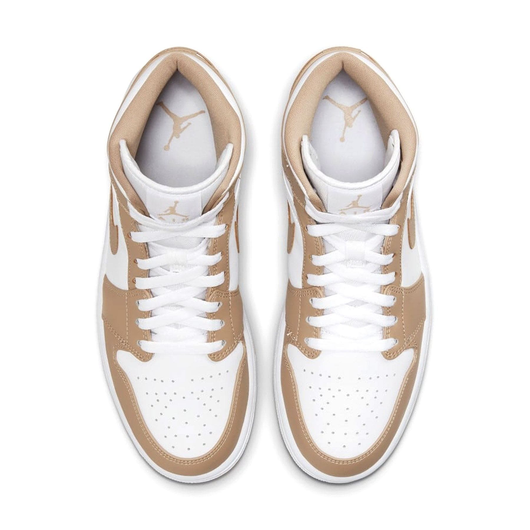 Air Jordan 1 Mid 'Tan Gum' — UK 3 | EU 35.5 | US 3.5 — Back View