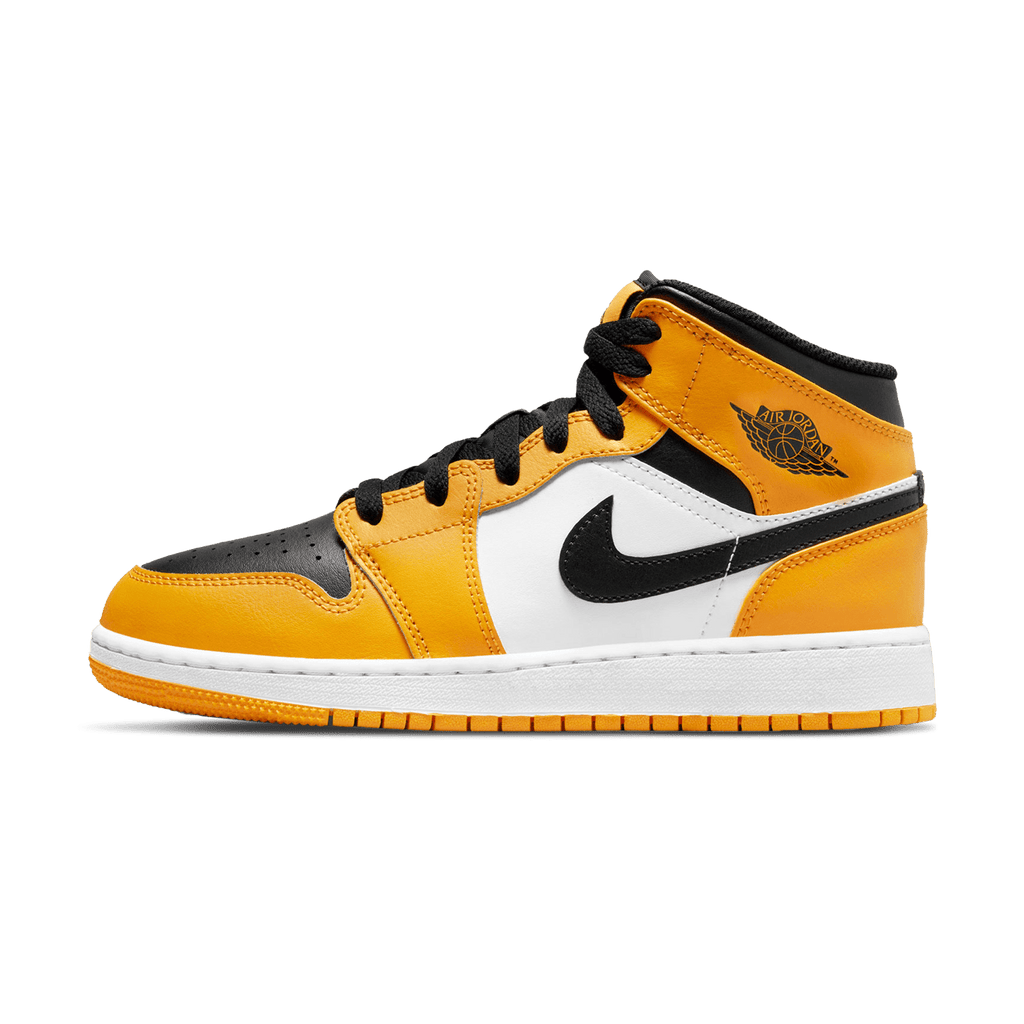 Air Jordan 1 Mid GS 'Taxi' — UK 13.5 | EU 32 | US 1Y — Front View