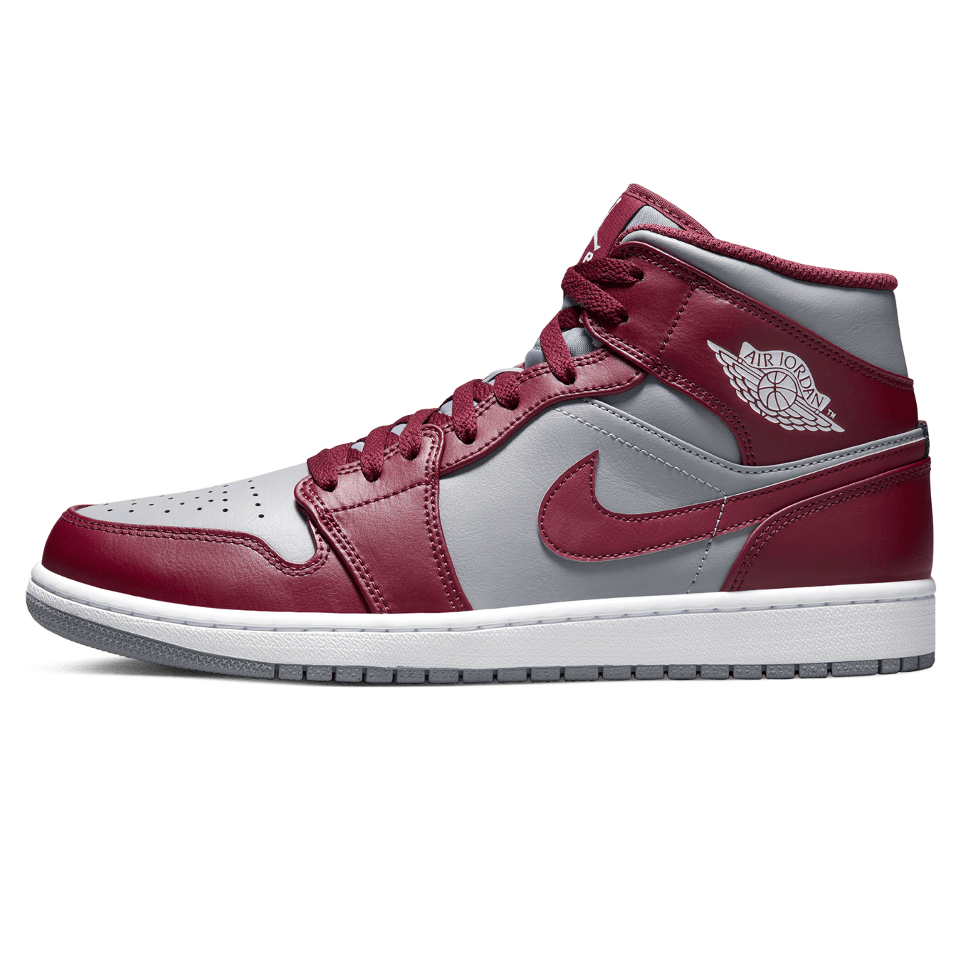 Air Jordan 1 Mid 'Cherrywood Red' — UK 3 | EU 35.5 | US 3.5 — Front View