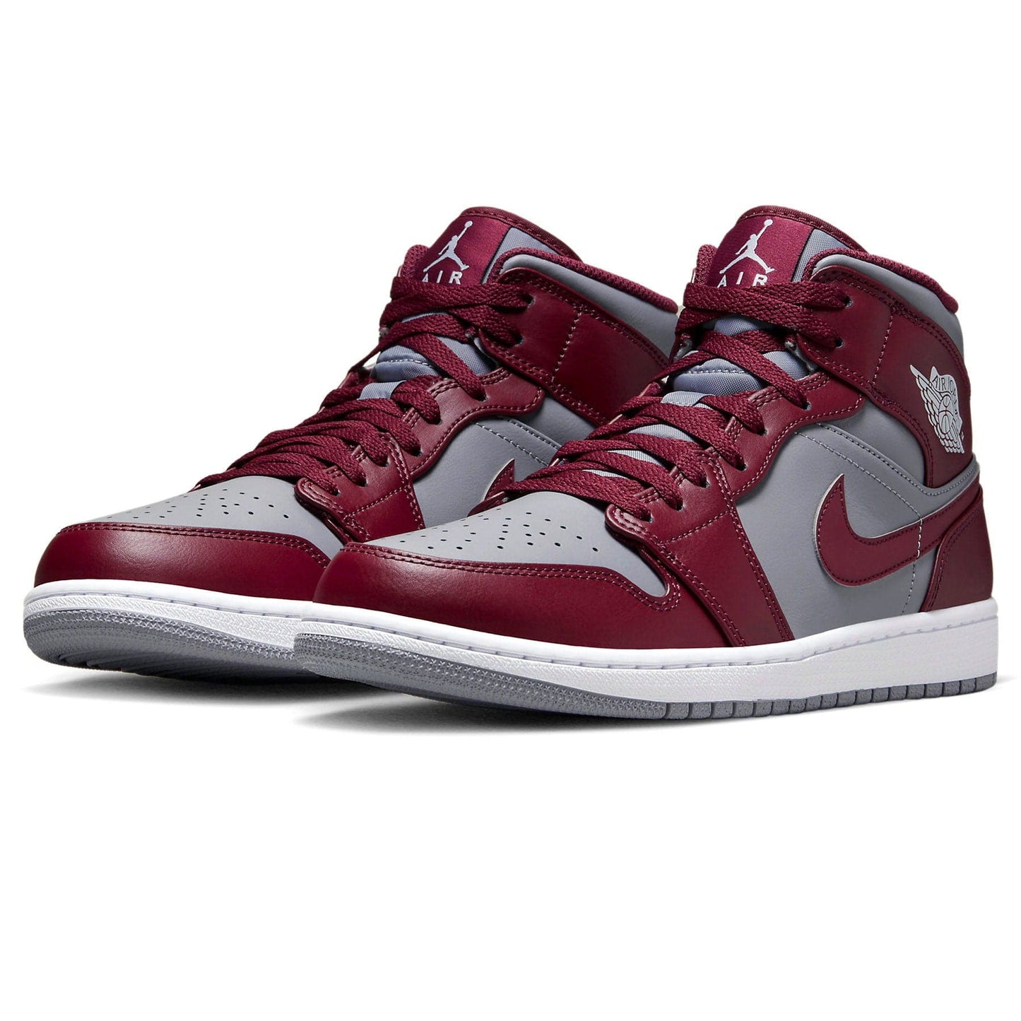 Air Jordan 1 Mid 'Cherrywood Red' — UK 3 | EU 35.5 | US 3.5 — Top View