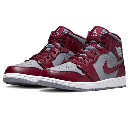 Air Jordan 1 Mid 'Cherrywood Red' — UK 3 | EU 35.5 | US 3.5 — Top View