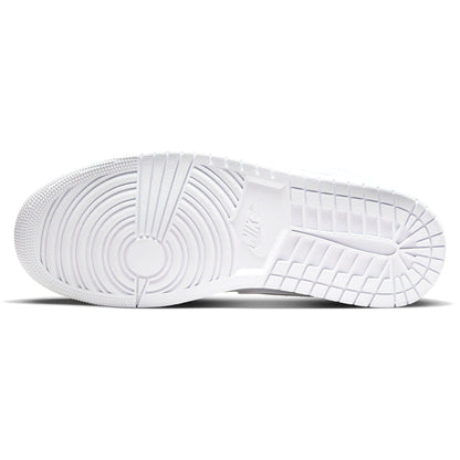 Air Jordan 1 Mid 'Triple White' 2022 — UK 3 | EU 35.5 | US 3.5 — Detail View