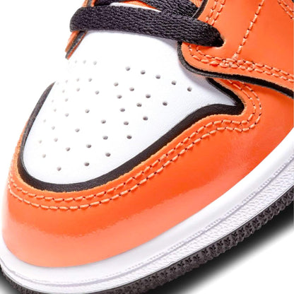 Air Jordan 1 Mid SE PS 'Turf Orange' — UK 0C | EU 15 | US 0C — Lifestyle View