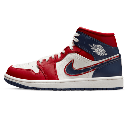 Air Jordan 1 Mid SE Wmns 'USA' 2022 — UK 2.5 | EU 35.5 | US 5 — Front View