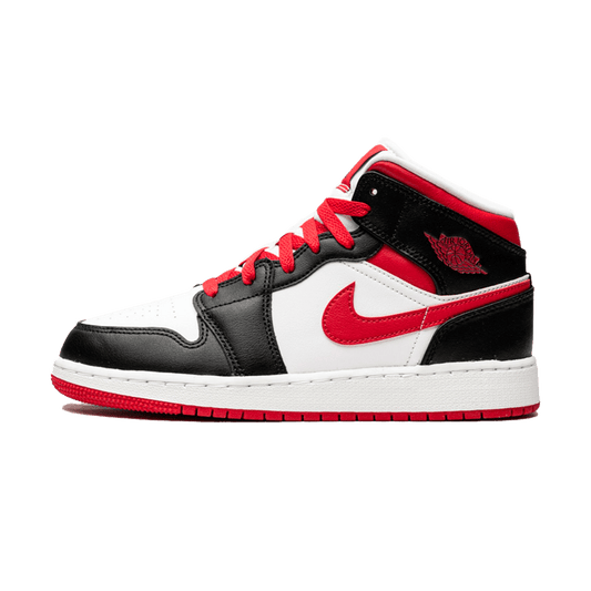 Air Jordan 1 Mid GS 'White Very Berry' — UK 13.5 | EU 32 | US 1Y — Front View
