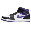 Air Jordan 1 Mid 'Dark Iris' — UK 3 | EU 35.5 | US 3.5 — Front View