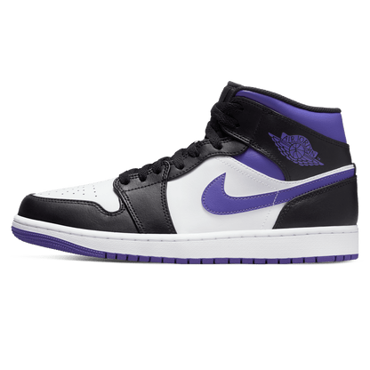 Air Jordan 1 Mid 'Dark Iris' — UK 3 | EU 35.5 | US 3.5 — Front View