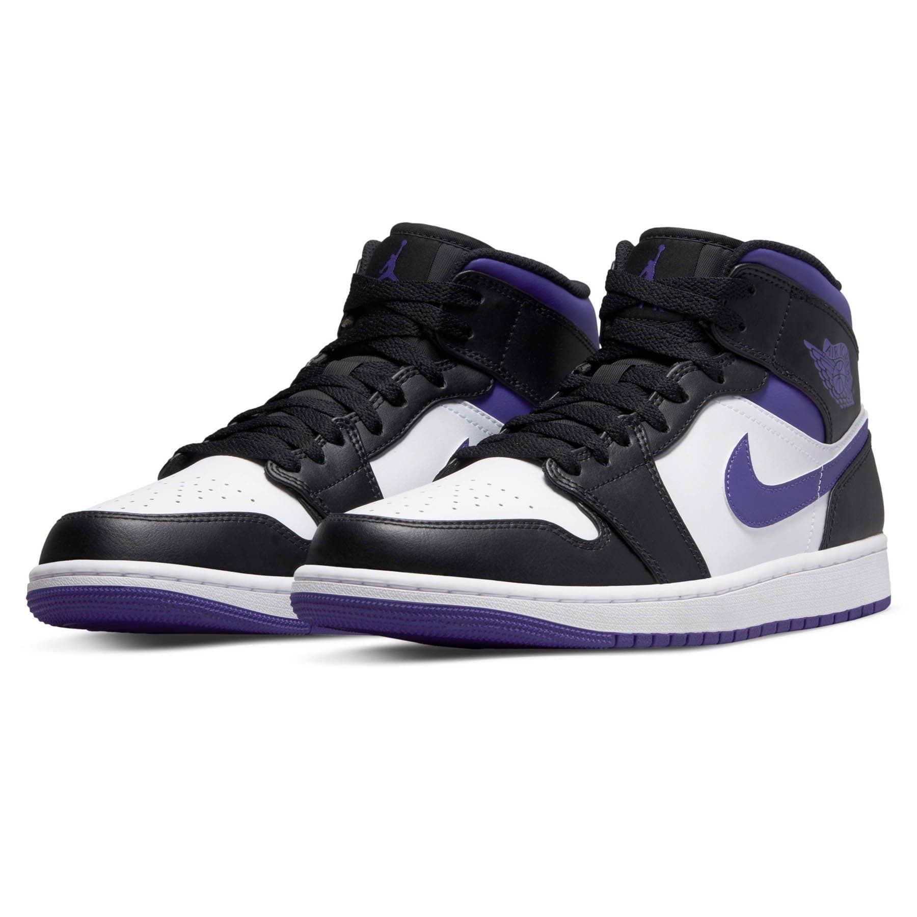 Air Jordan 1 Mid 'Dark Iris' — UK 3 | EU 35.5 | US 3.5 — Side View
